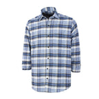 Sean Long Sleeve Checked Pocket Shirt // Light Blue