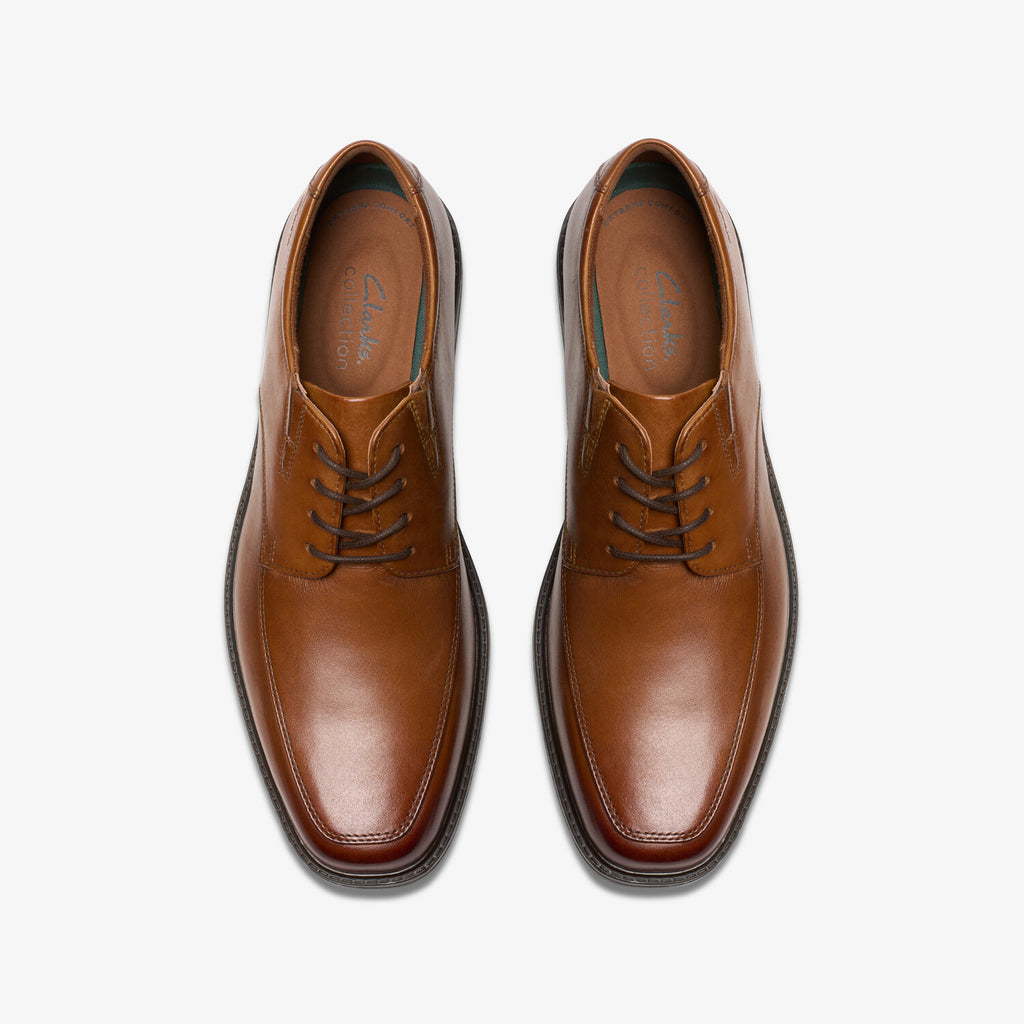 Cosgrove Apron // Apron-Toe Derby // Dark Tan Leather