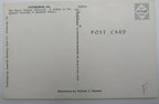 Honus Wagner Pirates Baseball Memorial Pittsburgh, PA Postcard 1950's