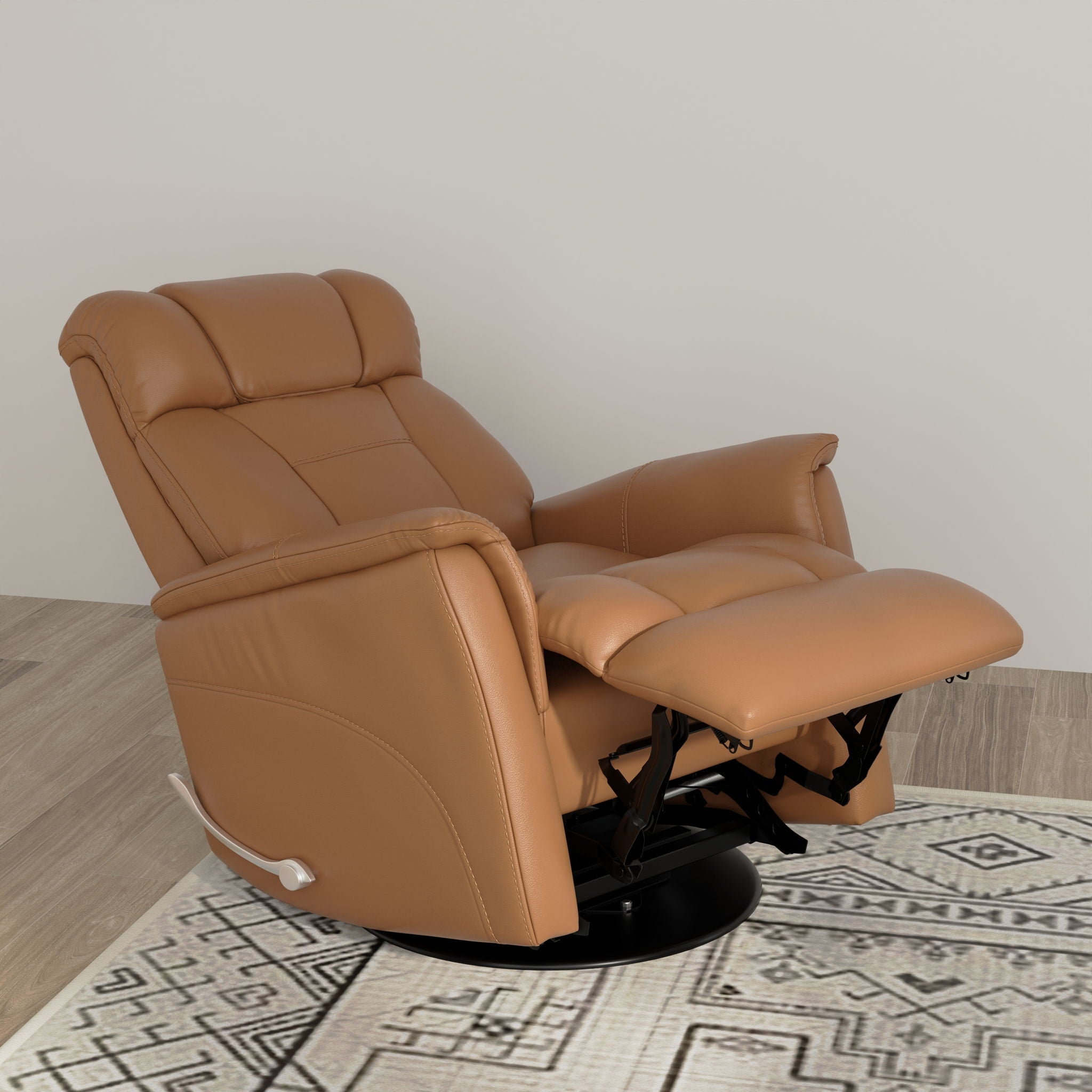Bentley - Swivel Glider Recliner With Manual Adjustable Headrest & Footrest