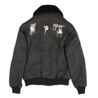 Gray Logo Pivot Aviator Jacket
