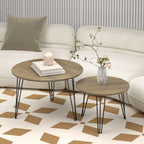 Round Nesting Coffee Table (Set of 2)