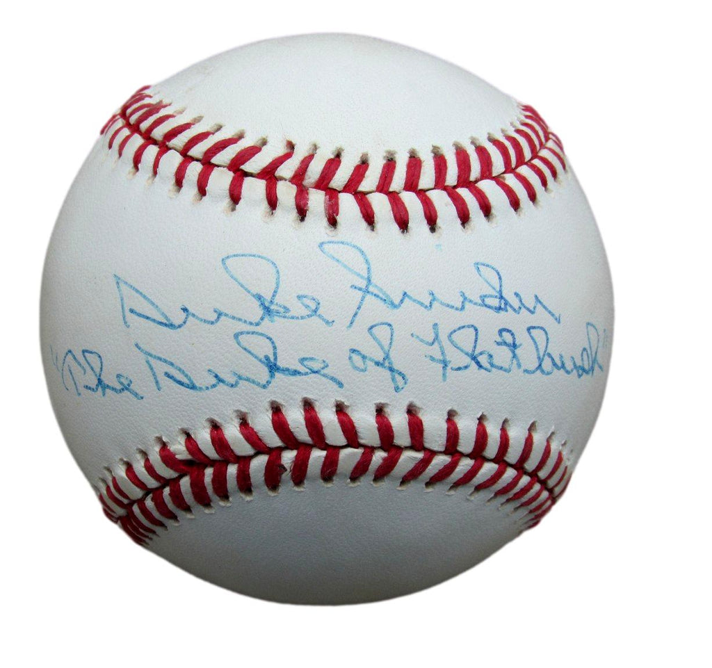 Duke Snider Signed/Inscribed ONL Baseball Dodgers The Duke of Flatbush JSA187301