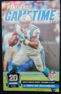 Mike Tolbert Carolina Panthers Signed Football Program vs. Buccaneers 12/14/14