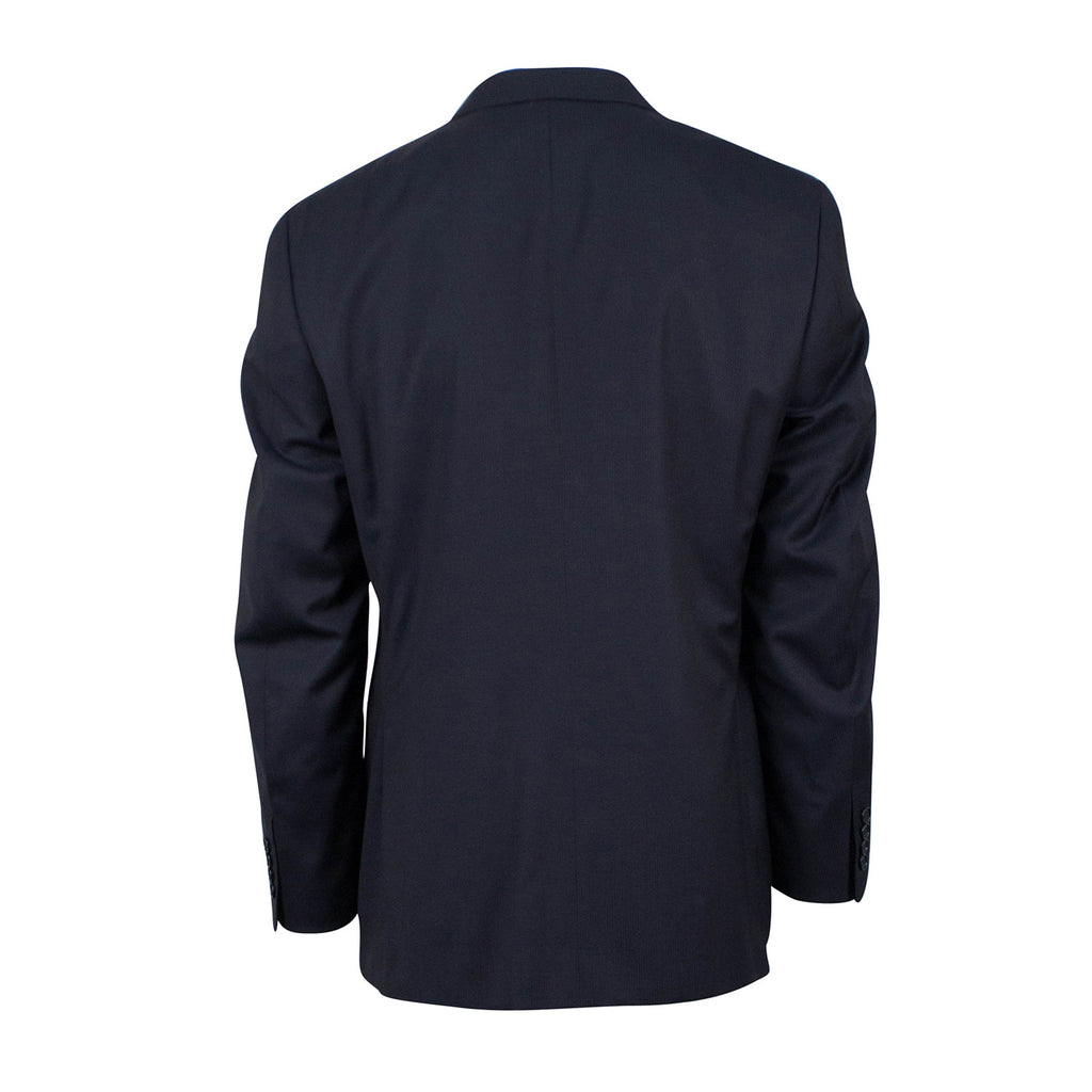 Wool 2 Button Classic Fit Suit  // Black