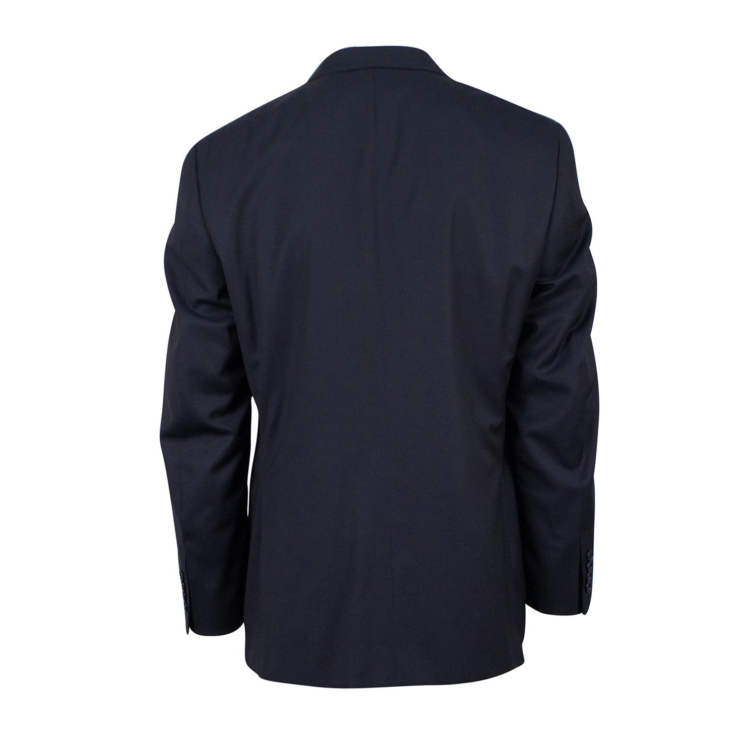 Wool 2 Button Classic Fit Suit  // Black