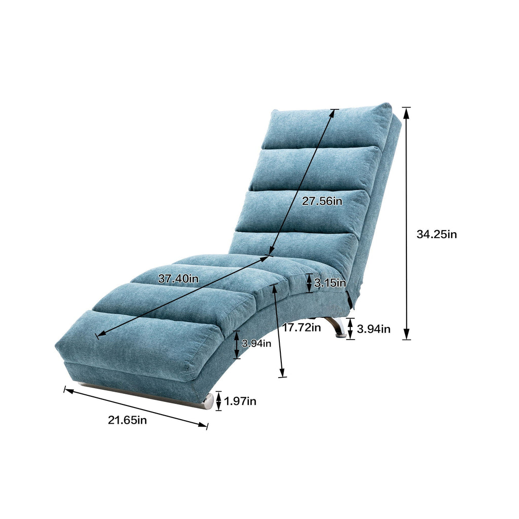 Massage Chaise Lounge Indoor, Ergonomic Electric Massage Lounger