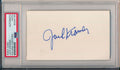 Jack Kramer HOF Tennis Champ Signed/Autographed 3x5 Index Card PSA/DNA 156376