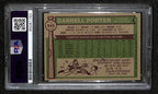 Darrell Porter Signed 1976 Topps Card #645 Milwaukee Brewers PSA/DNA 184535