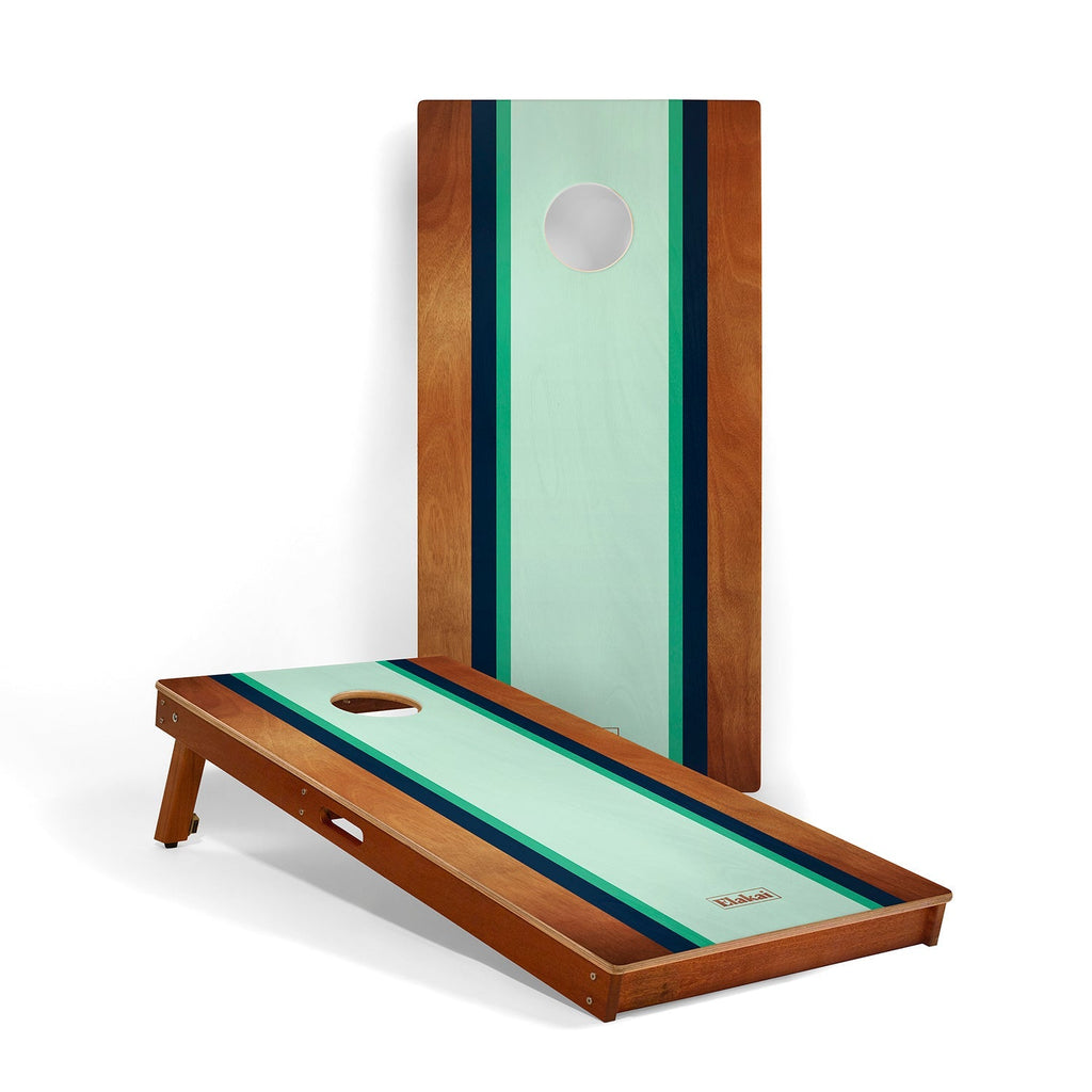 2ft x 4ft Graphic Wood Classic Cornhole Boards | Classic Beach Stripes Collection