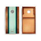 2ft x 4ft Graphic Wood Classic Cornhole Boards | Classic Beach Stripes Collection