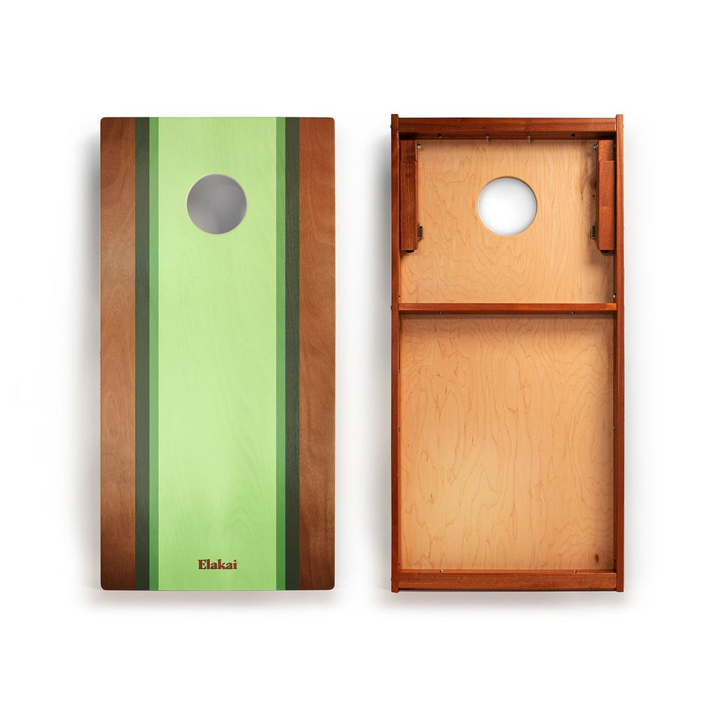 2ft x 4ft Graphic Wood Classic Cornhole Boards | Classic Beach Stripes Collection