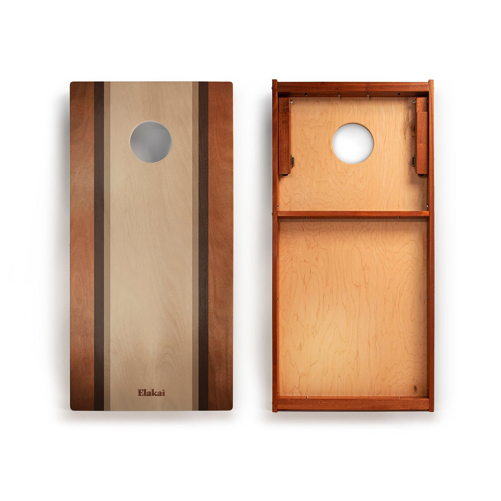 2ft x 4ft Graphic Wood Classic Cornhole Boards | Classic Beach Stripes Collection