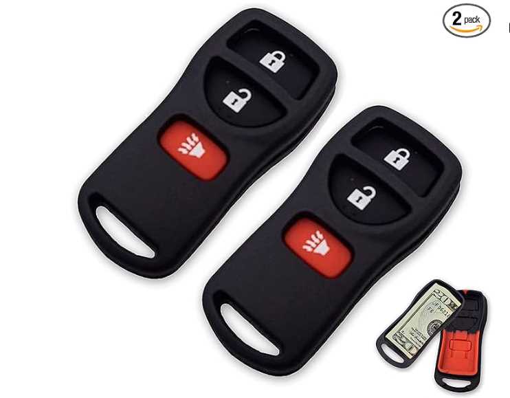 Fake Car Key Remote Diversion Safe (2 pack)  - Discreet car stash compartment ideas of Car Remote key with Secret Stash chamber
