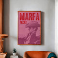 Marfa Texas Cowboy Art Print