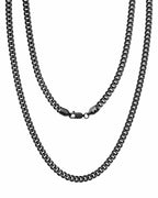 Black Cuban Link Chain (3.5mm)