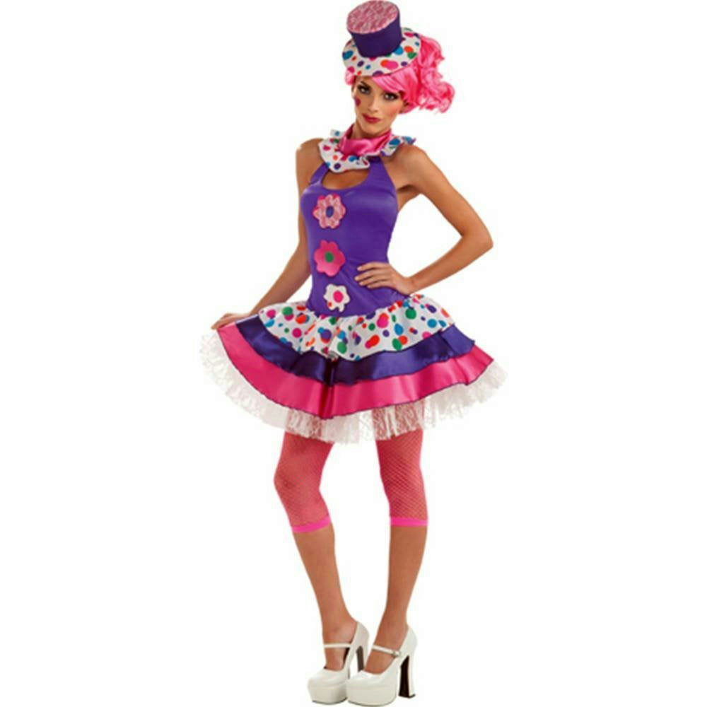 Rubie's Costume Co Women's Jellybean Clown Adult Costume Medium 6-10
