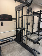 All-in-One Home Gym, Power Rack w/ Smith Machine & Functional Trainer w/ 2x - 220lb weight stacks (New)