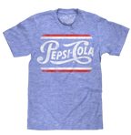 Pepsi Classic Script T-Shirt - Royal Snow Heather