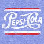 Pepsi Classic Script T-Shirt - Royal Snow Heather
