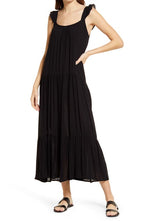 BB Dakota by Steve Madden BB Dakota Under the Sun Midi Dress in Black, Size Medium