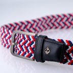 Pins Belt - Red White & Blue