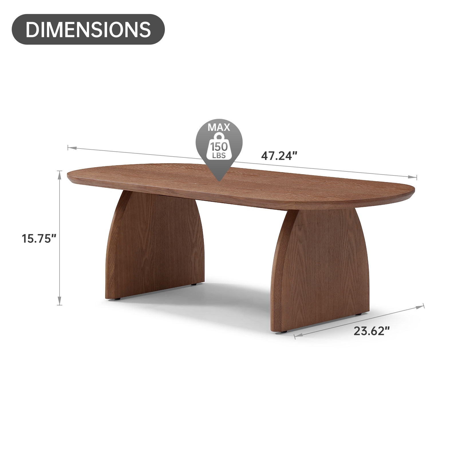 Oval Coffee Table