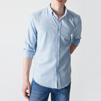 Button-Up Shirt // Light Blue