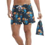 Parrots Swim Trunks // Dark Blue