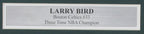 Larry Bird HOF Signed/Auto 8x10 Photo Boston Celtics Framed JSA 189450