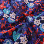 Summer Hawaiian Shirt For Men The Big Dive By Lucille Duchene Print Shirt Camp Collar 100% Cotton