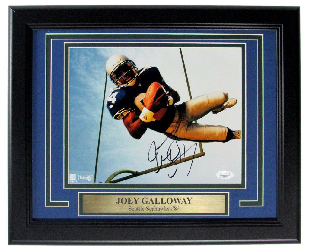Joey Galloway Seattle Seahawks Signed/Auto 8x10 Photo Framed JSA 163325
