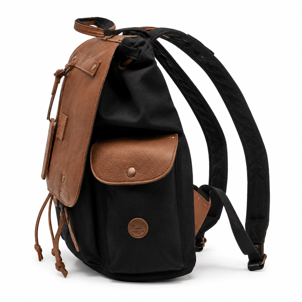 Lennon Canvas & Leather Backpack