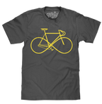 Infinity Sign Bicycle T-Shirt - Gray