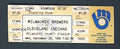 Robin Yount Milwaukee Brewers 3000th Hit FULL UNUSED Ticket 9-9-92 124676