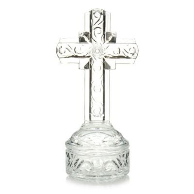 Waterford Crystal Box with Cross Lid