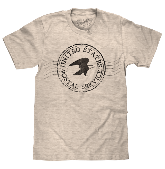 USPS Postmark T-Shirt - Oatmeal