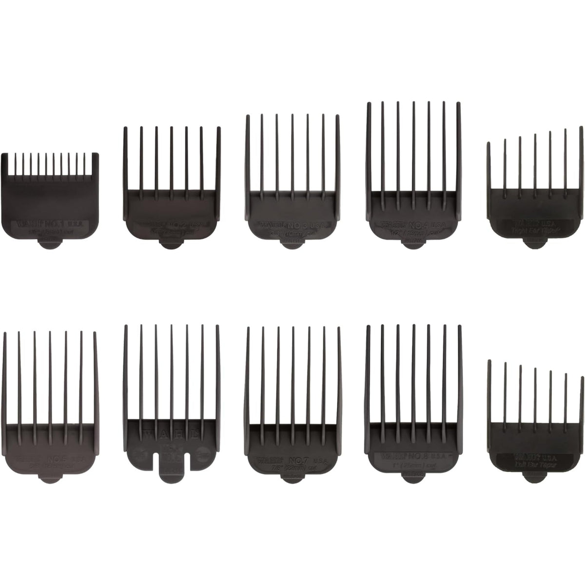 Wahl Professional Animal Attachment Guide Comb 10-Pack - Grooming Set for Select Clippers - Model 3173-500 -  3173-500-MI