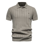 Knit Polo Shirt // Khaki