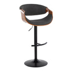 Curvo - Mid Century Modern Adjustable Barstool With Swivel (Set of 2)