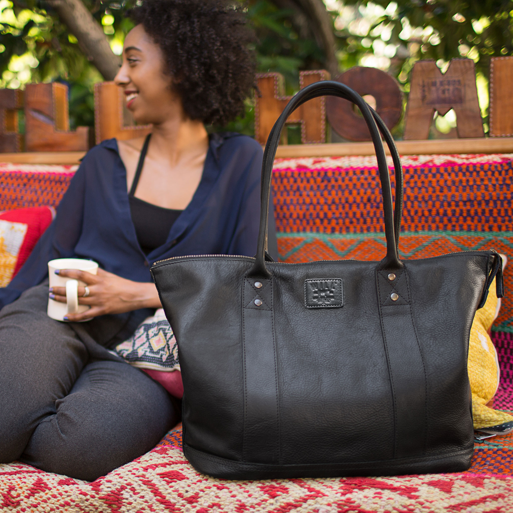Twenty Four Seven Leather Tote
