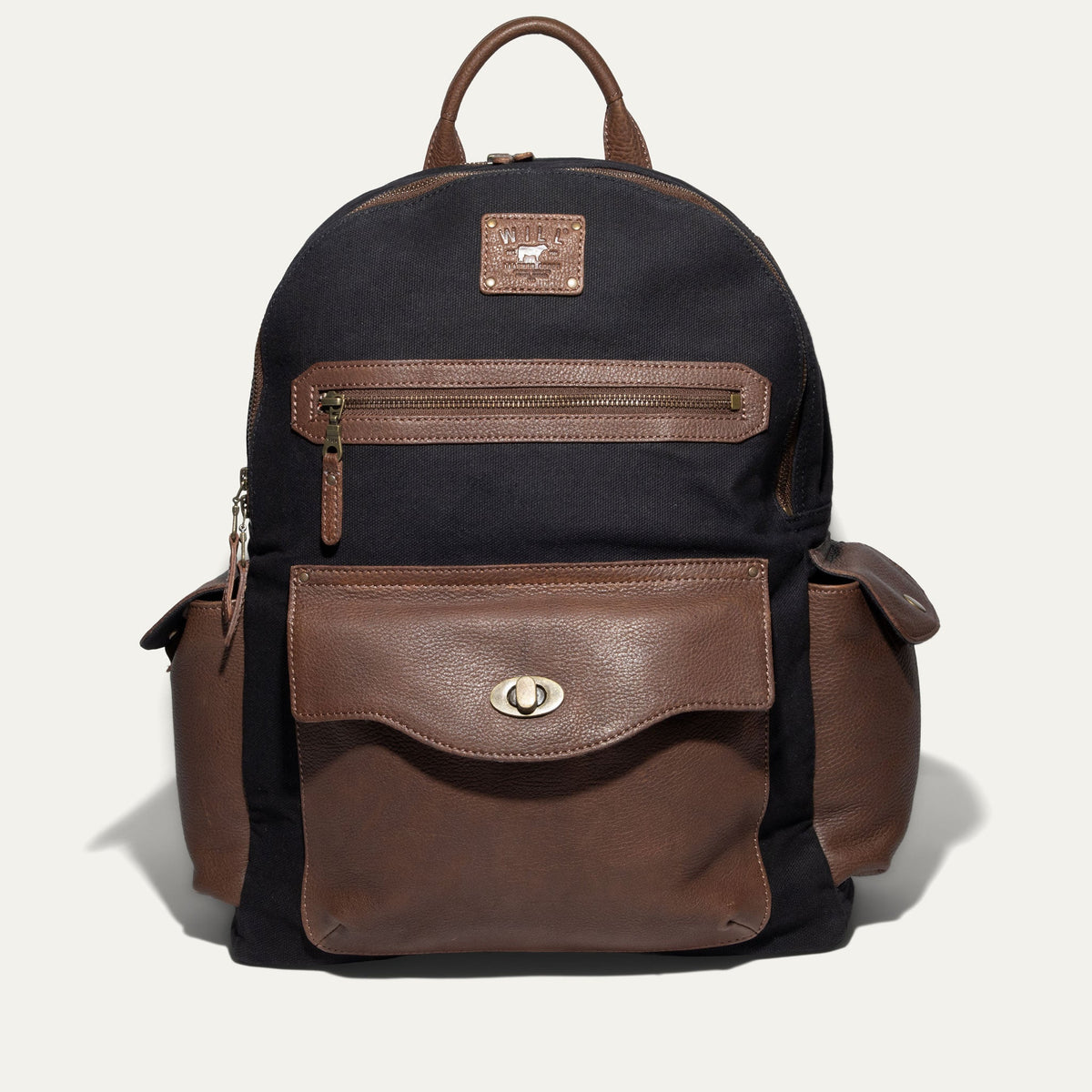Canvas + Leather Backpack