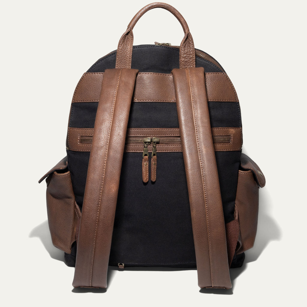 Canvas + Leather Backpack