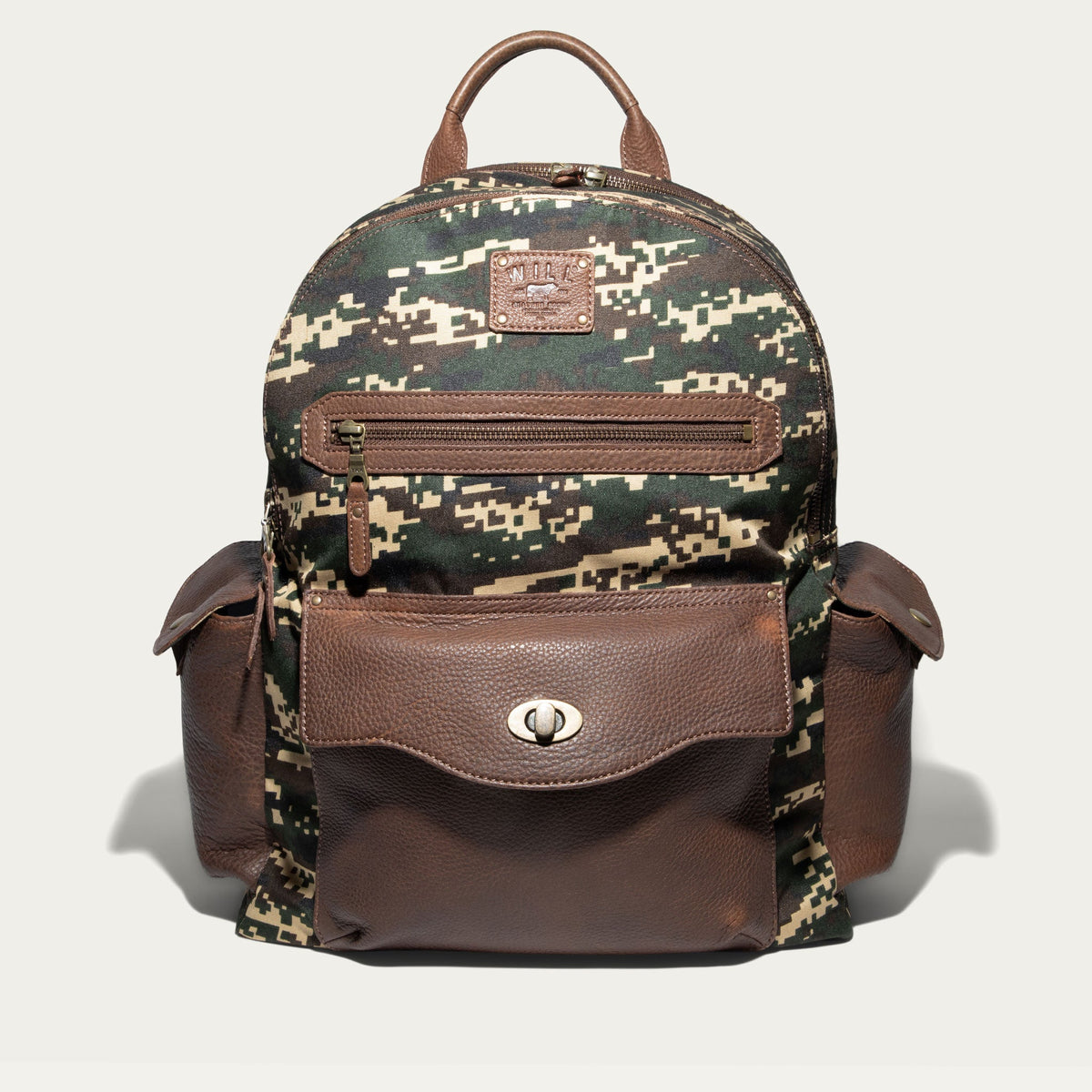 Canvas + Leather Backpack