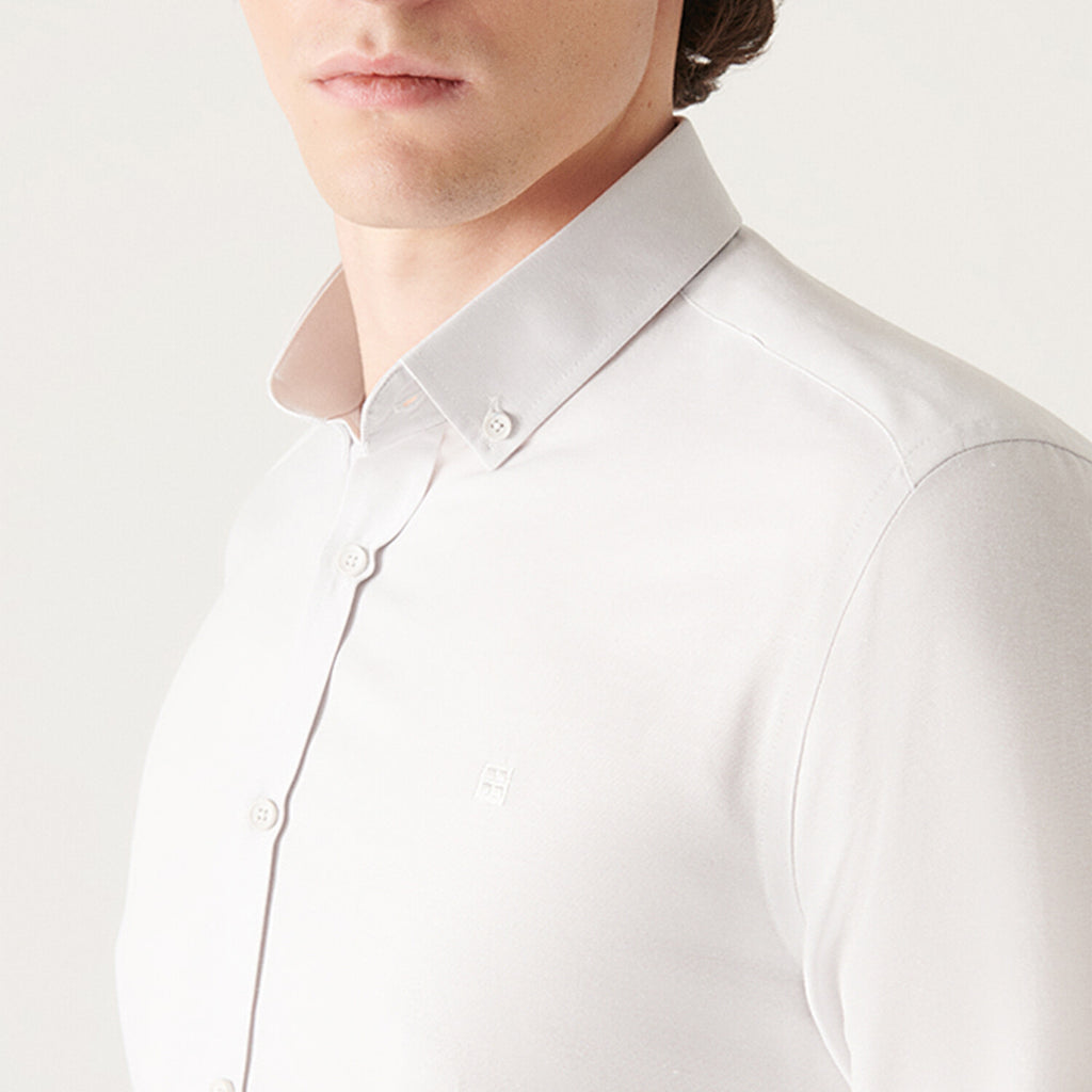 Oxford Regular Fit Shirt // Gray