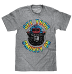 Get Your Smokey On Tie Dye T-Shirt - Gray