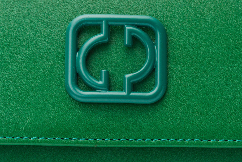 The Maneadero Green Leather Handbag