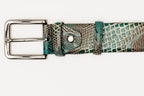 The Milano Green Leather Belt Limited Edition