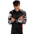 AC/DC Newsprint Lightweight Sun Sleeves