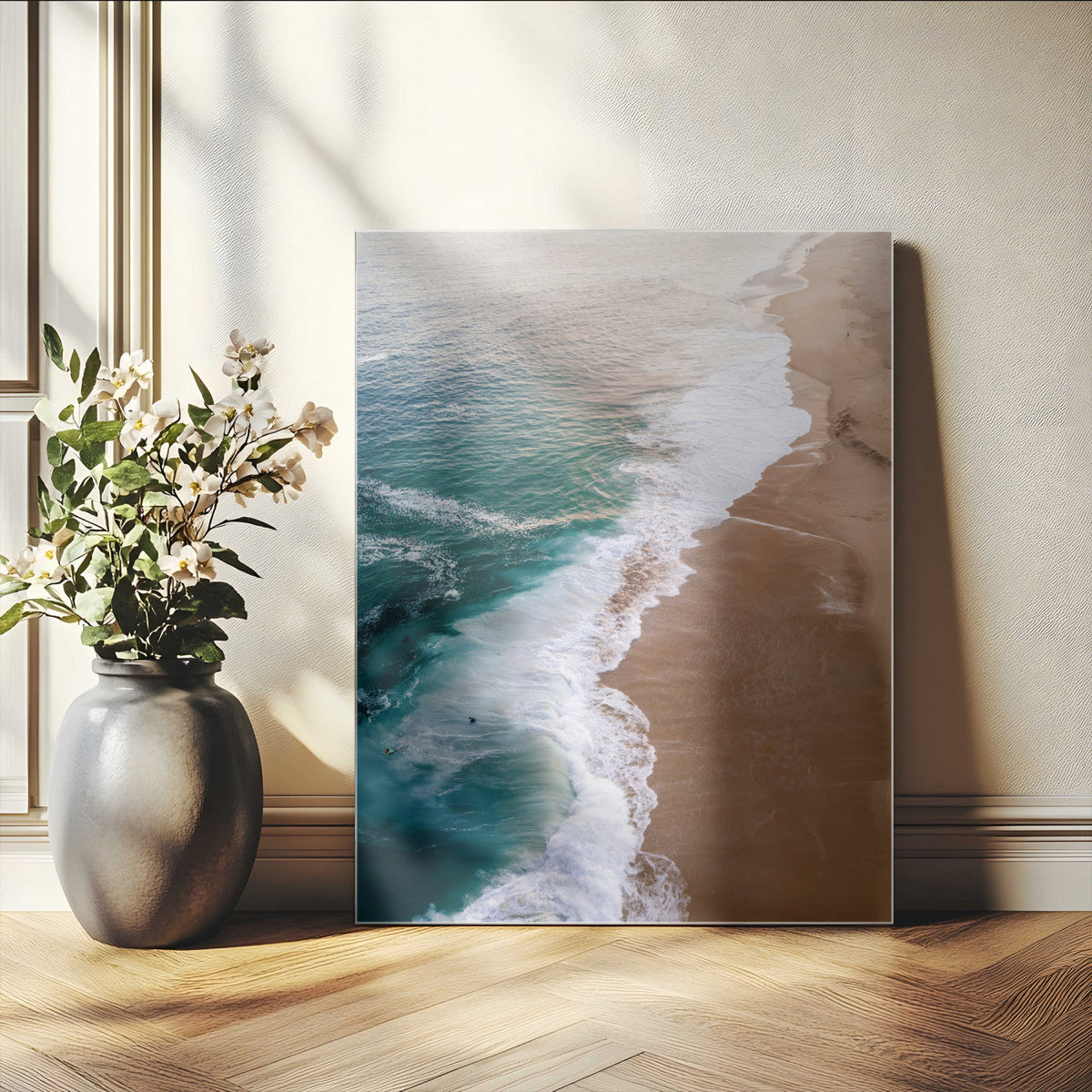 Serene Ocean Waves Wall Art Beach Wall Decor